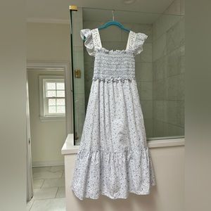 Beautiful blue and white smocked dress